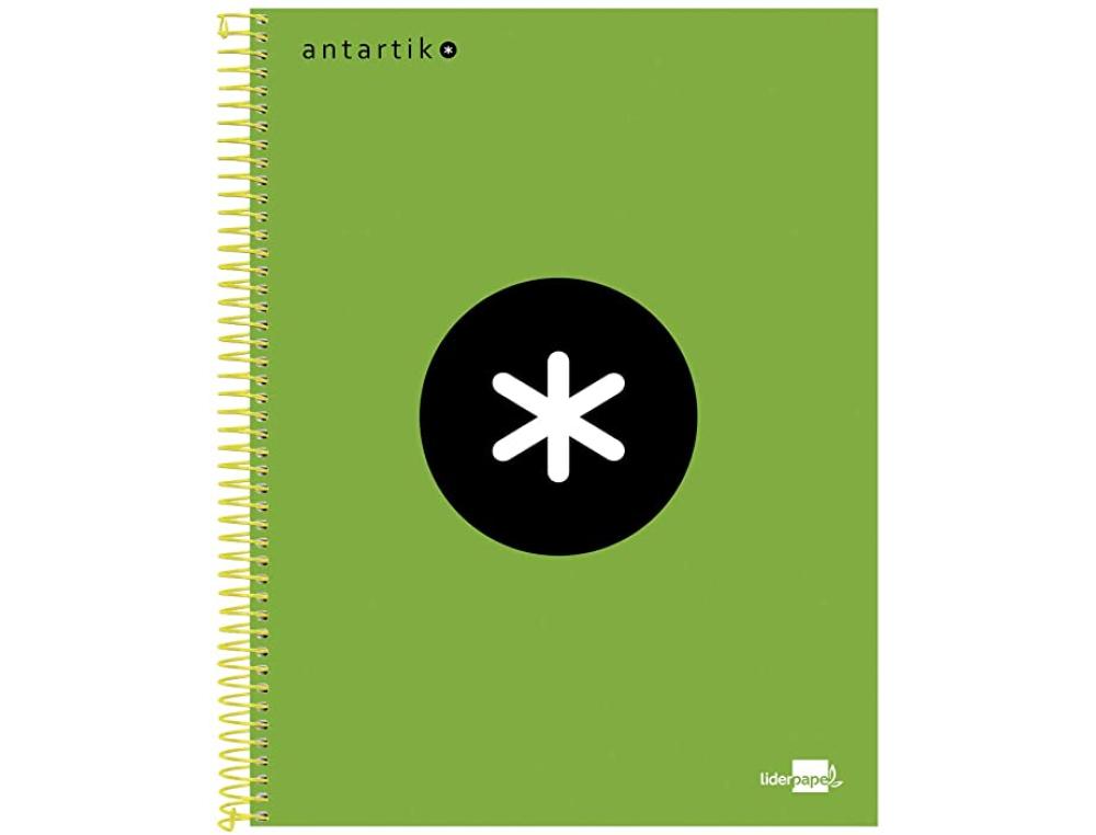 CAH.ANTARTIK SP A4 5X5 120F PVCAHIER DE BUREAU - LIDERPAPEL ANTARTIK - A4 240P QUADRILLE 5X5 - VERT
