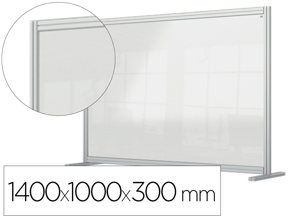 SEPARATEUR NOBO PREMIUM EN PLEXIGLAS TRANSPARENT         1400X1000X300MM