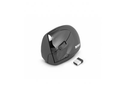 SOURIS SANS FIL ERGONOMIQUE VERTICALE POUR GAUCHERS       OPTIQUE 4 BOUTONS 2,4GHZ      RECEPTEUR SANS FIL USB