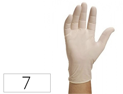 GANT  USAGE UNIQUE JETABLE NON POUDR TAILLE M 7 ET DEMI  -LOT DE 100UN