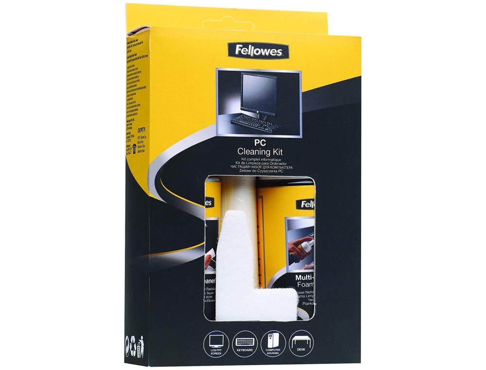 KIT COMPLET NETTOYAGE PC KIT COMPLET DE NETTOYAGE POUR INFORMATIQUE FELLOWES