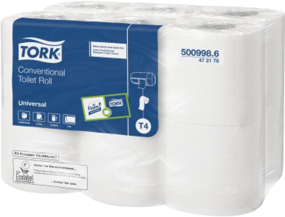 PAPIER TOIL.TORK 198F 2PL P/96ROULEAUX PAPIER TOILETTE - 200 FEUILLES - DOUBLE PAISSEUR