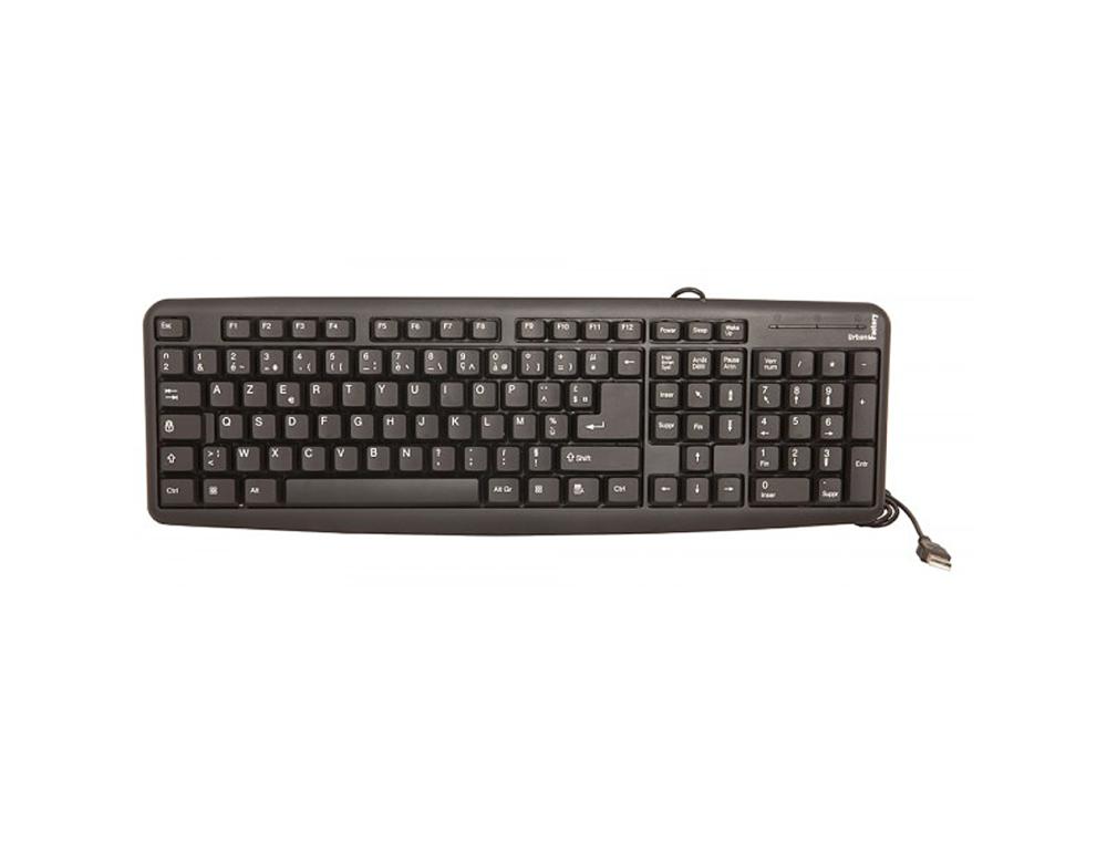 CLAVIER FILAIRE URBAN USB NOIRCLAVIER FILAIRE URBAN USB NOIR